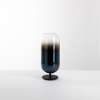 Artemide Gople Mini table lamp with black structure and copper diffuser Artemide Gople Sapphire blue - Buy now on ShopDecor - Discover the best products by ARTEMIDE design