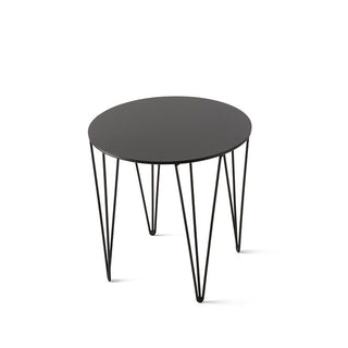 Atipico Chele diam.35 cm small Table metal Black - Buy now on ShopDecor - Discover the best products by ATIPICO design