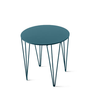 Atipico Chele diam.35 cm small Table metal Blue - Buy now on ShopDecor - Discover the best products by ATIPICO design