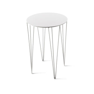 Atipico Chele diam.35 cm H50 small Table metal White - Buy now on ShopDecor - Discover the best products by ATIPICO design