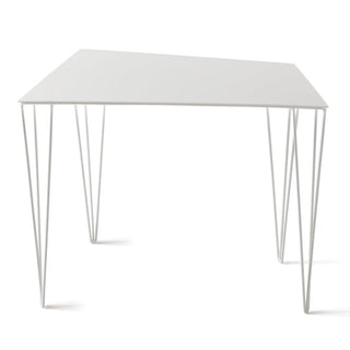 Atipico Chele 56x29 cm small Table in signal white metal - Buy now on ShopDecor - Discover the best products by ATIPICO design