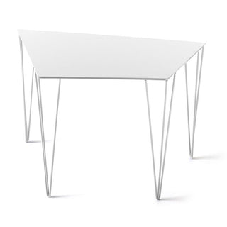 Atipico Chele 59x38 cm small Table in signal white metal - Buy now on ShopDecor - Discover the best products by ATIPICO design