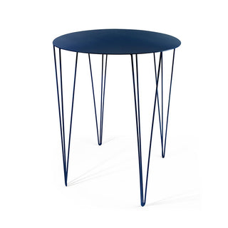 Atipico Chele diam.60 cm small Table in metal Blue - Buy now on ShopDecor - Discover the best products by ATIPICO design