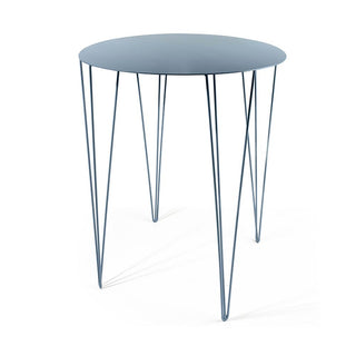 Atipico Chele diam.60 cm small Table in metal Light blue - Buy now on ShopDecor - Discover the best products by ATIPICO design