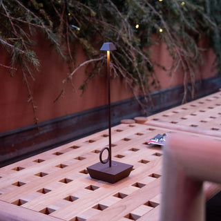 Broggi Bugia portable table lamp corten - Buy now on ShopDecor - Discover the best products by BROGGI design