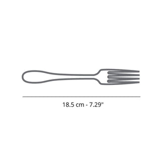 Broggi Canto dessert fork stainless steel - Buy now on ShopDecor - Discover the best products by BROGGI design