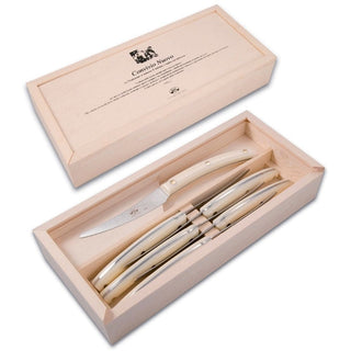 Coltellerie Berti Convivio Nuovo set 6 steak knives 9616 ivory - Buy now on ShopDecor - Discover the best products by COLTELLERIE BERTI 1895 design