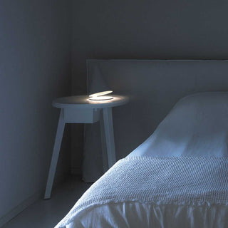 Davide Groppi Palpebra table lamp matt white