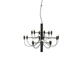 Flos 2097/18 Frosted Bulbs pendant lamp Matt black - Buy now on ShopDecor - Discover the best products by FLOS design