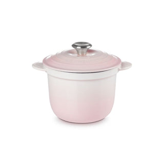 Le Creuset Tradition cast iron cocotte Every with inner stoneware lid diam. 18 cm. Le Creuset Shell Pink - Buy now on ShopDecor - Discover the best products by LECREUSET design