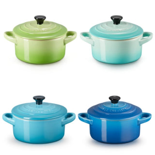 Le Creuset Stoneware set of 4 petite casseroles diam. 10 cm. Le Creuset Blue & Green - Buy now on ShopDecor - Discover the best products by LECREUSET design