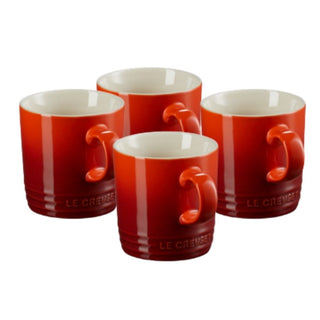 Le Creuset Stoneware set of 4 mugs Le Creuset Cerise - Buy now on ShopDecor - Discover the best products by LECREUSET design