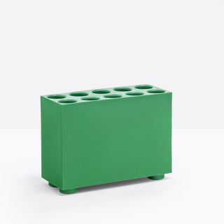 Pedrali Brik umbrella stand in plastic Pedrali Green VE - Buy now on ShopDecor - Discover the best products by PEDRALI design