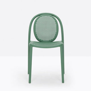 Pedrali Remind 3730 chair for outdoor use Pedrali Green VE100E - Buy now on ShopDecor - Discover the best products by PEDRALI design