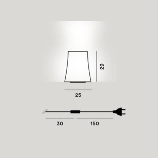 Foscarini Birdie Zero Grande table lamp - Buy now on ShopDecor - Discover the best products by FOSCARINI design