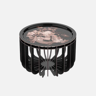 Ibride Extra-Muros Medusa 46 OUTDOOR coffee table with Lévitation Rose tray diam. 46 cm. Buy on Shopdecor IBRIDE collections