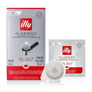 Illy set 12 packs E.S.E. pods coffee classic roast 18 pz. Buy now on Shopdecor