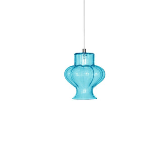 Karman Ceraunavolta suspension lamp "F" glass Tiffany blue - Buy now on ShopDecor - Discover the best products by KARMAN design