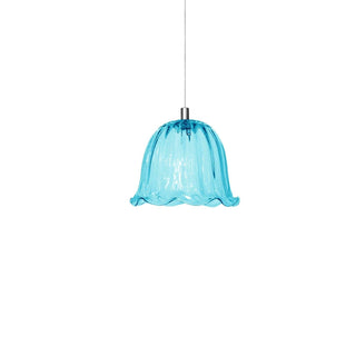 Karman Ceraunavolta suspension lamp "H" glass Tiffany blue - Buy now on ShopDecor - Discover the best products by KARMAN design