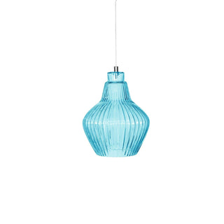 Karman Ceraunavolta suspension lamp "L" glass Tiffany blue - Buy now on ShopDecor - Discover the best products by KARMAN design
