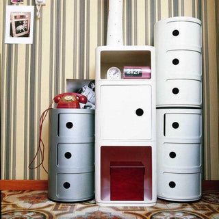 Kartell Componibili Big container with 2 drawers H. 61.5 cm. Buy now on Shopdecor