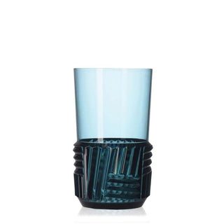 Kartell Trama long drink glass Kartell Light blue E4 - Buy now on ShopDecor - Discover the best products by KARTELL design