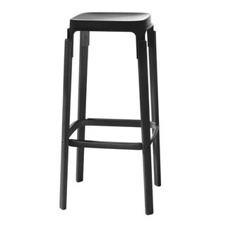 Magis Steelwood Stool h. 78 cm. Magis Black/Black - Buy now on ShopDecor - Discover the best products by MAGIS design