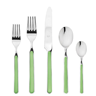 Mepra Fantasia 20-piece flatware set Mepra Fantasia Apple Green - Buy now on ShopDecor - Discover the best products by MEPRA design