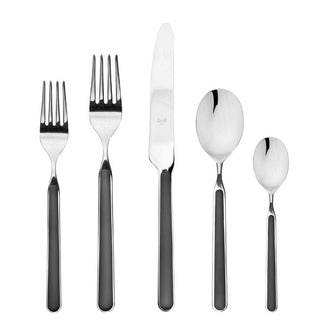 Mepra Fantasia 20-piece flatware set Mepra Fantasia Black - Buy now on ShopDecor - Discover the best products by MEPRA design