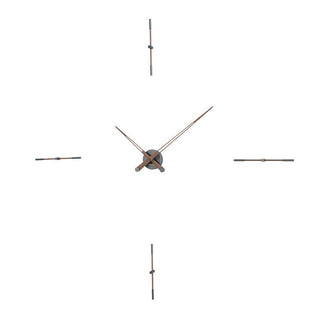 Nomon Merlín T 4T wall clock graphite diam. 125 cm. - Buy now on ShopDecor - Discover the best products by NOMON design