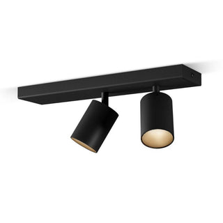 Panzeri Carl2 ceiling/wall lamp LED by Studio Tecnico Panzeri Panzeri Black - Buy now on ShopDecor - Discover the best products by PANZERI design