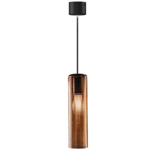 Panzeri Clio suspension lamp LED glass by Silvia Poma Panzeri Tobacco glass - Buy now on ShopDecor - Discover the best products by PANZERI design