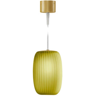 Panzeri Ely suspension lamp by Silvia Poma Panzeri Green glass - Buy now on ShopDecor - Discover the best products by PANZERI design