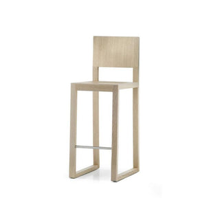 Pedrali Brera 382 oak stool with seat H.65 cm. Pedrali Bleached oak RS - Buy now on ShopDecor - Discover the best products by PEDRALI design