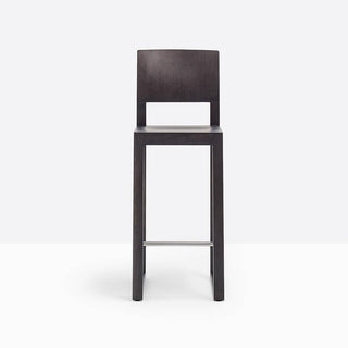 Pedrali Brera 382 oak stool with seat H.65 cm. Pedrali Wenge oak W - Buy now on ShopDecor - Discover the best products by PEDRALI design