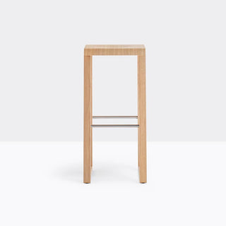 Pedrali Brera 387 wooden stool with seat H.65 cm. - Buy now on ShopDecor - Discover the best products by PEDRALI design