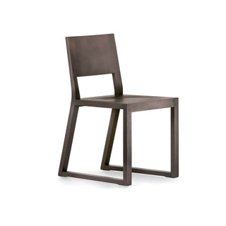 Pedrali Feel 450 wooden design chair with sled base Pedrali Wenge oak W - Buy now on ShopDecor - Discover the best products by PEDRALI design