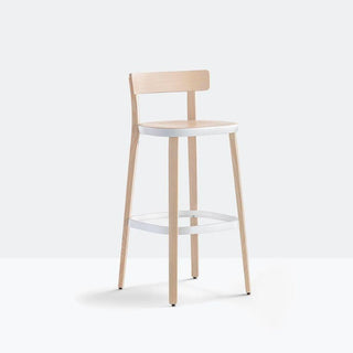 Pedrali Folk 2937 stool with seat H.75 cm. - Buy now on ShopDecor - Discover the best products by PEDRALI design