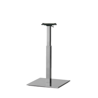 Pedrali Inox 4402H height adjustable table base brushed steel H.51-72.5 cm. - Buy now on ShopDecor - Discover the best products by PEDRALI design