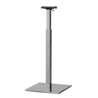 Pedrali Inox 4406H height adjustable table base brushed steel H.73-115.5 cm. - Buy now on ShopDecor - Discover the best products by PEDRALI design