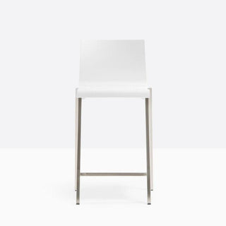 Pedrali Kuadra 1102 plastic stool with seat H.65 cm. - Buy now on ShopDecor - Discover the best products by PEDRALI design