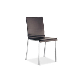 Pedrali Kuadra 1321 chair with wooden seat and back - Buy now on ShopDecor - Discover the best products by PEDRALI design