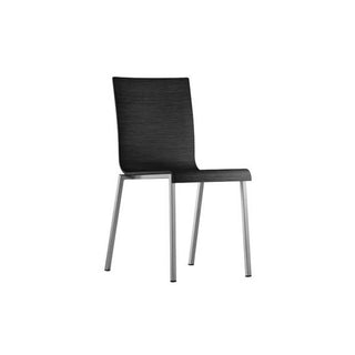 Pedrali Kuadra 1321 chair with wooden seat and back Pedrali Black aniline ash AN - Buy now on ShopDecor - Discover the best products by PEDRALI design