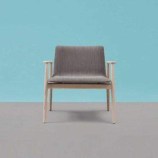 Pedrali Malmo 296 grey lounge chair with ash structure - Buy now on ShopDecor - Discover the best products by PEDRALI design