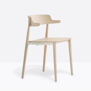 Pedrali Nemea 2825 armchair in ash wood - Buy now on ShopDecor - Discover the best products by PEDRALI design