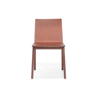 Pedrali Osaka 2810 chair in painted ash Pedrali Mahogany ash MO - Buy now on ShopDecor - Discover the best products by PEDRALI design