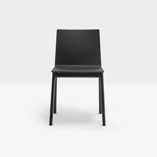 Pedrali Osaka 2810 chair in painted ash Pedrali Black aniline ash AN - Buy now on ShopDecor - Discover the best products by PEDRALI design