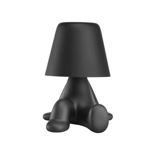 Qeeboo Sweet Brothers Bob portable LED table lamp Black - Buy now on ShopDecor - Discover the best products by QEEBOO design