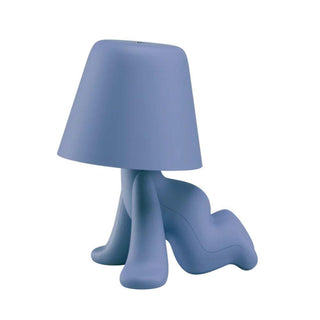 Qeeboo Sweet Brothers Ron portable LED table lamp Qeeboo Light blue - Buy now on ShopDecor - Discover the best products by QEEBOO design