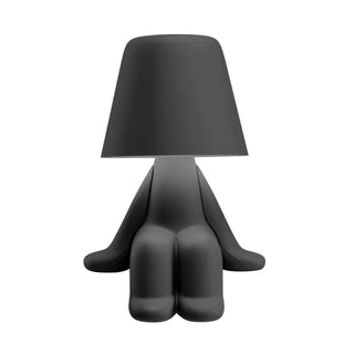 Qeeboo Sweet Brothers Sam portable LED table lamp Black - Buy now on ShopDecor - Discover the best products by QEEBOO design